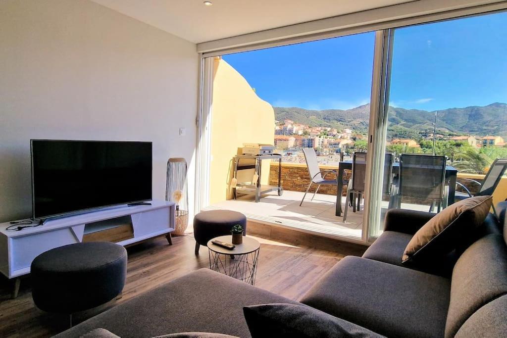 Unique Rare 1Ere Ligne Neuf Clim Apartment Banyuls-sur-Mer Bagian luar foto